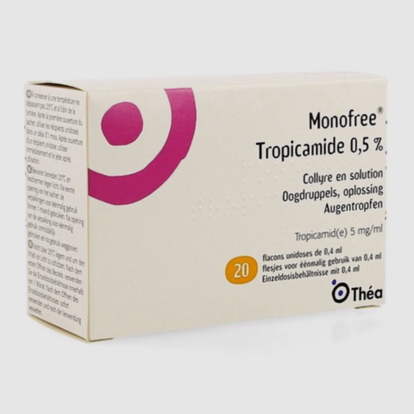 Tropicamide collyre